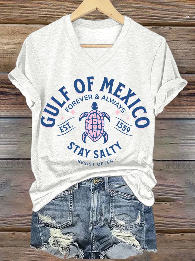 Women's Gulf Of Mexico Printed T-Shirt