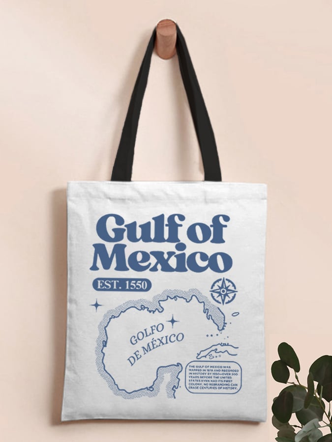 Gulf of Mexico Est 1550 Printed Shoulder Bag Handbag