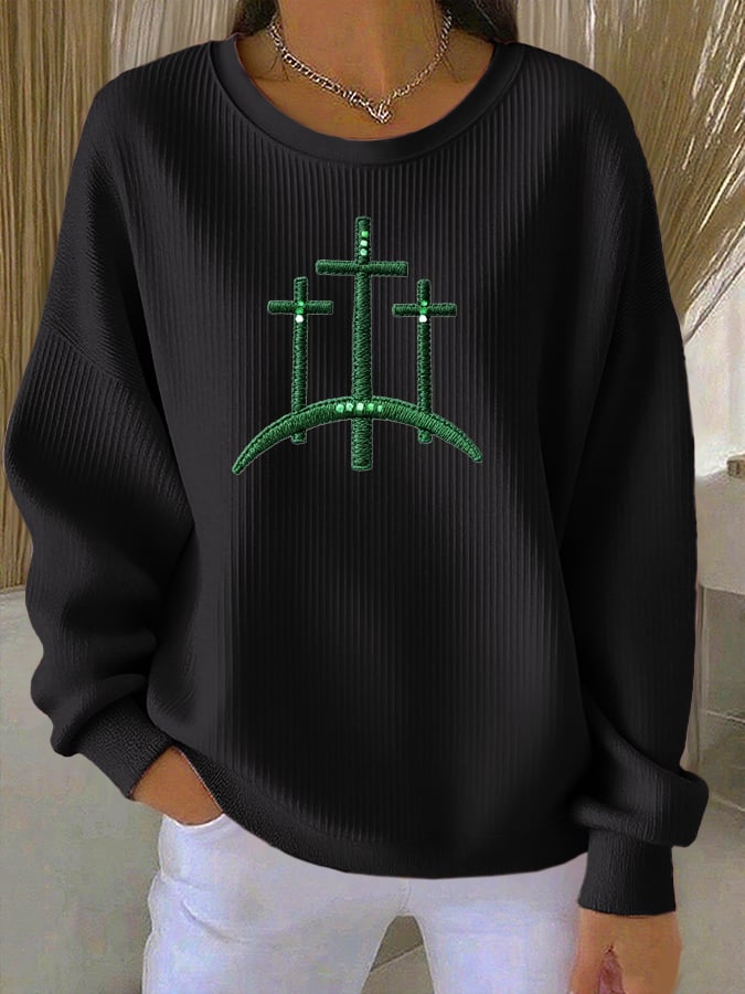 Women's Casual Christmas Faith Sweatshirt