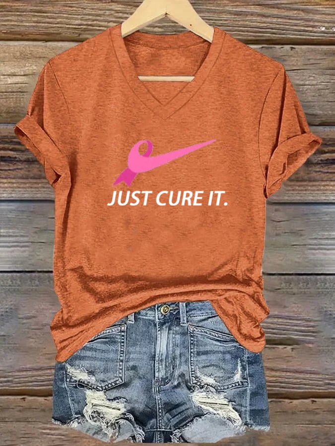 Women's  JUST CURE IT Print T-Shirt