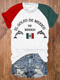 Women's Gulf Of Mexico Print Short Sleeve Casual T-Shirt