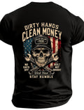 Men'S DIRTY HANDS CLEAN MONEY Cotton T-Shirt