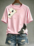 Women's Animal Print Casual Top
