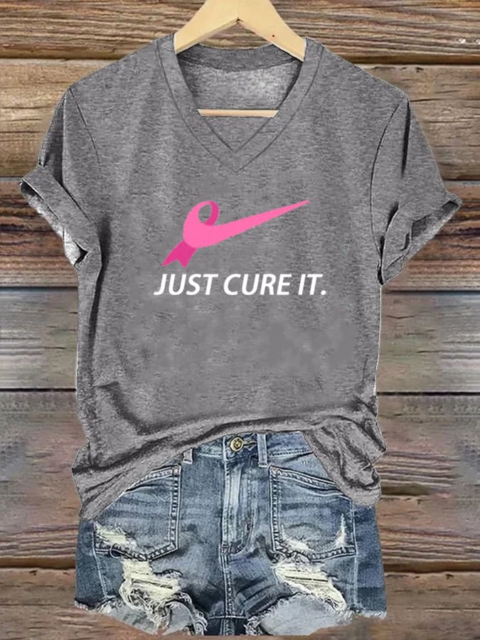 Women's  JUST CURE IT Print T-Shirt