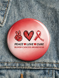 Blood Cancer Awareness Stamp Brooch