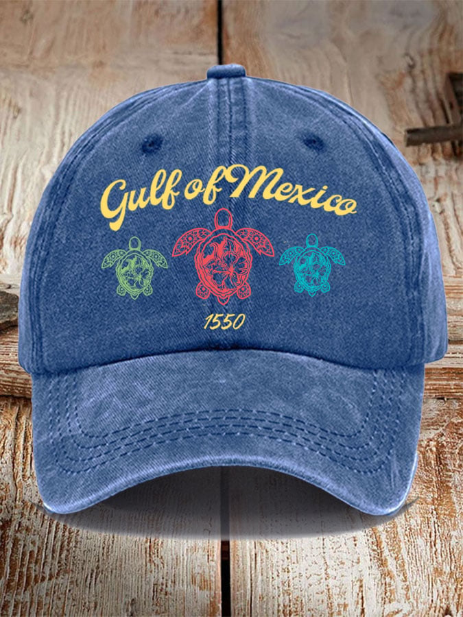 Unisex Gulf Of Mexico Print Hat