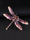 Alzheimer's Awareness Purple Dragonfly Brooch