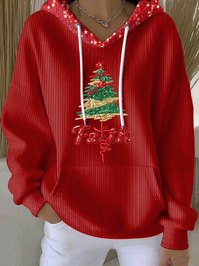 Women's Christmas Faith Casual Sweatshirt