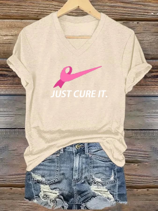 Women's  JUST CURE IT Print T-Shirt