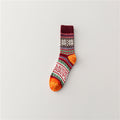 Ethnic Knitted Thick Needle Retro Socks