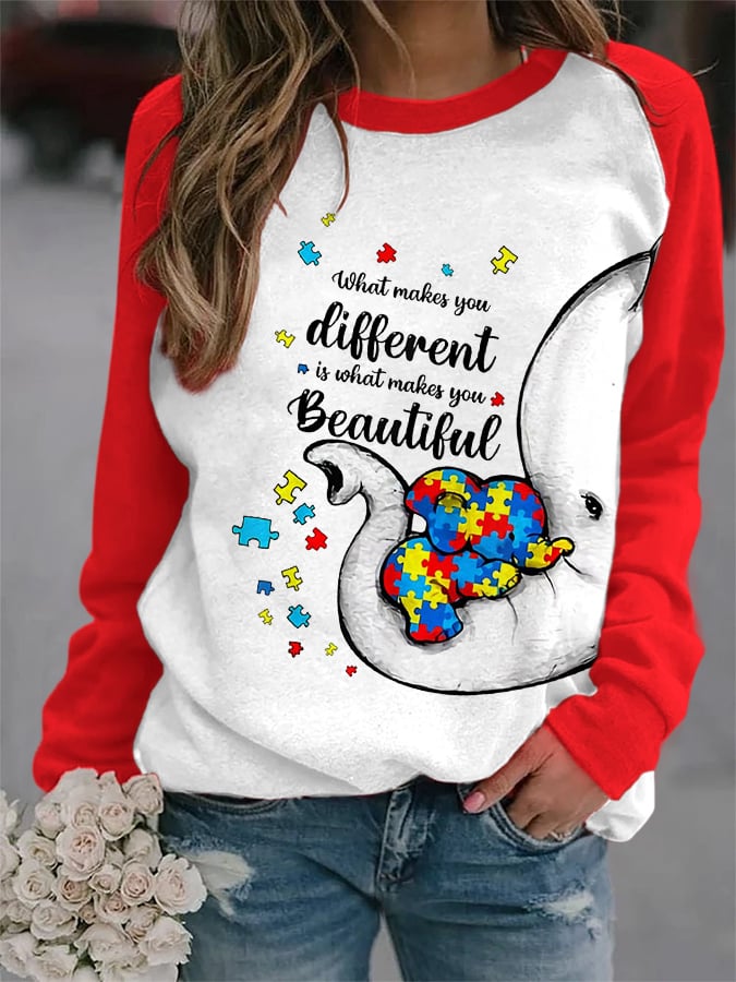 Women's What Makes You Different Is What Makes You Beautiful Sweatshirt