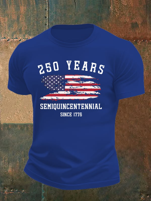 Men's 250 Years Semiquincentennial Since 1776 T-Shirt