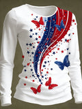 Women's casual  long-sleeved T-shirt