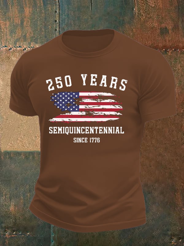 Men's 250 Years Semiquincentennial Since 1776 T-Shirt