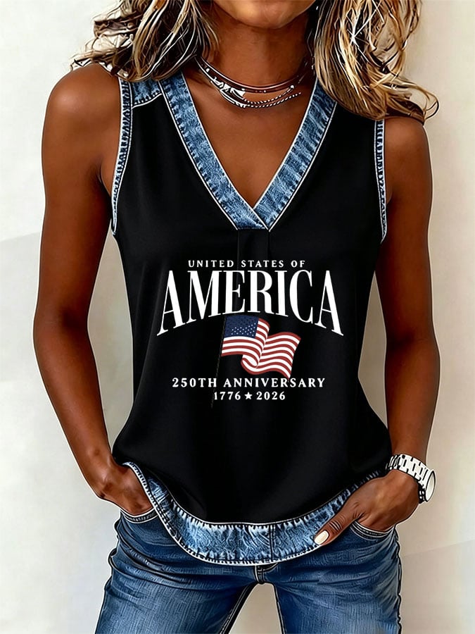 Women's Casual Printed Vest