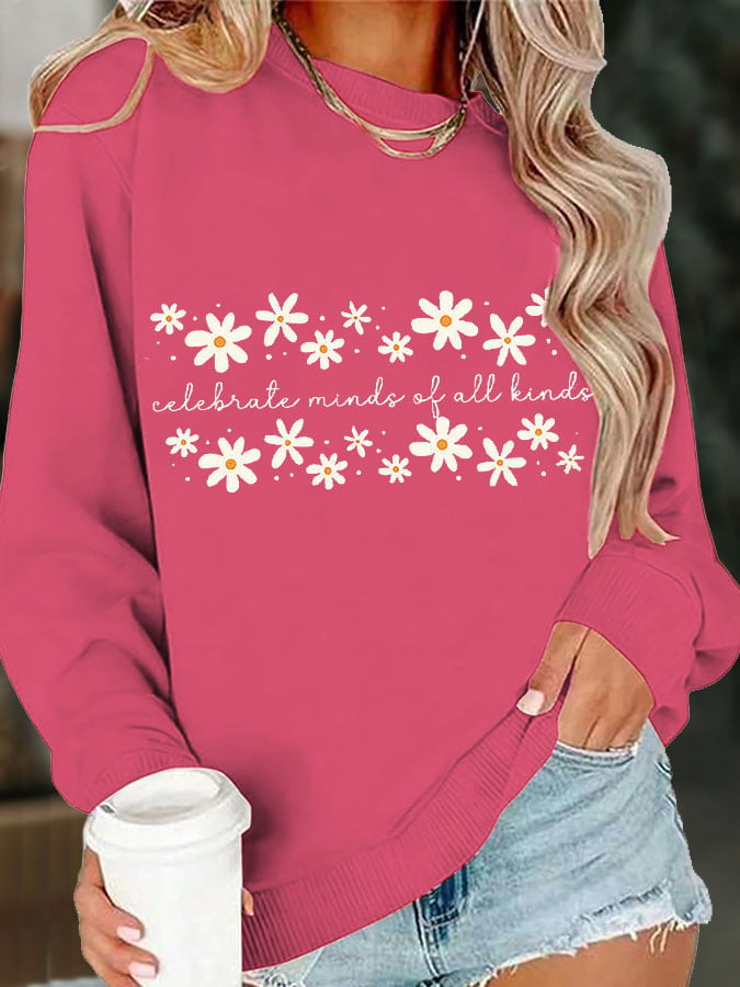 Women's Mental Health Celebrate Minds of All Kinds Sweatshirt