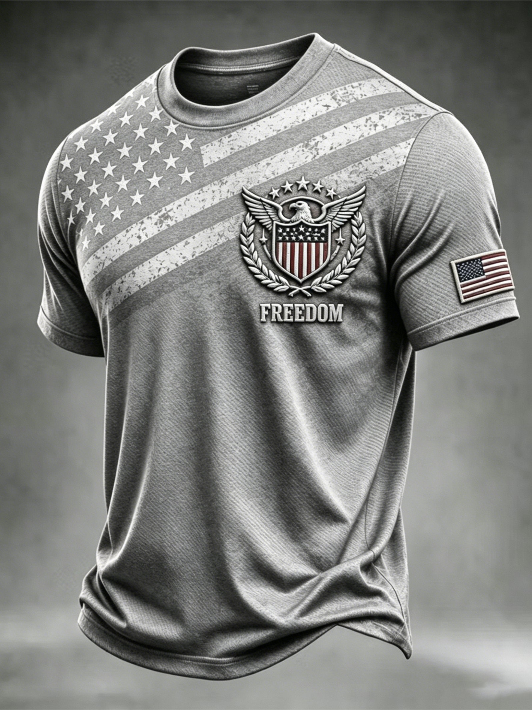 Men's Casual Printed Short-Sleeve T-Shirt