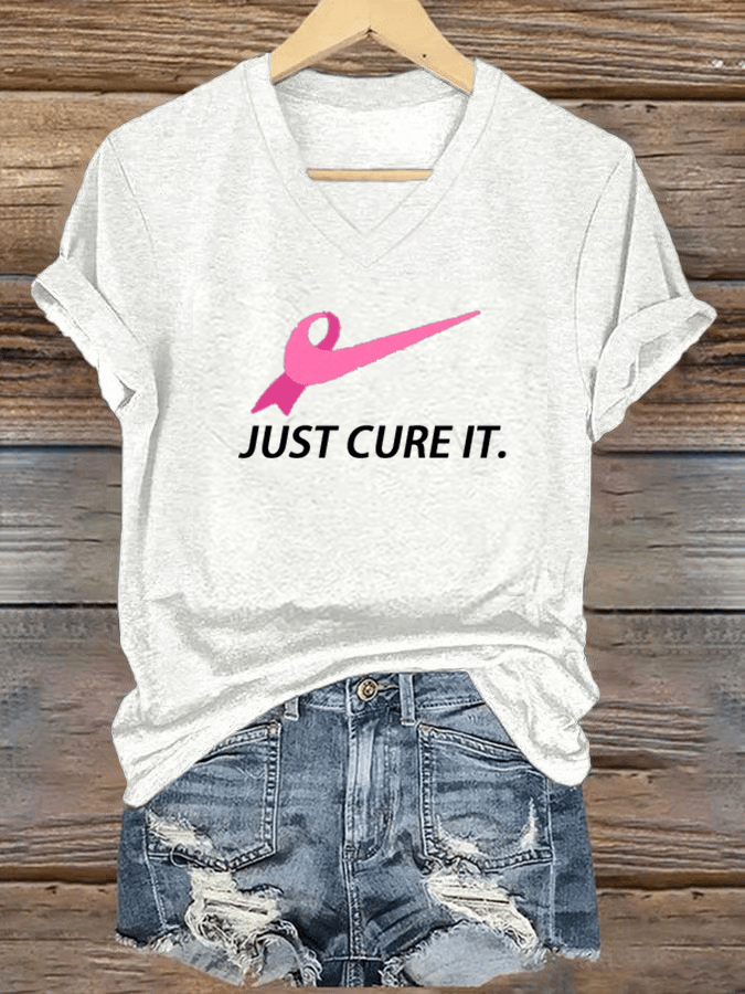 Women's  JUST CURE IT Print T-Shirt
