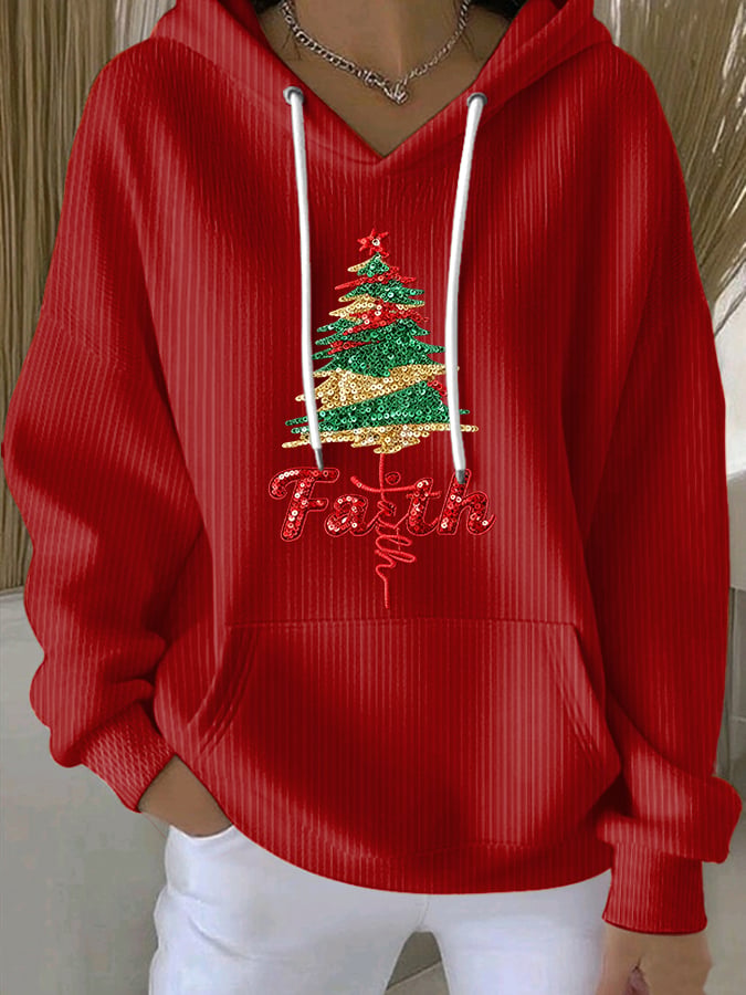 Women's Christmas Faith Casual Sweatshirt