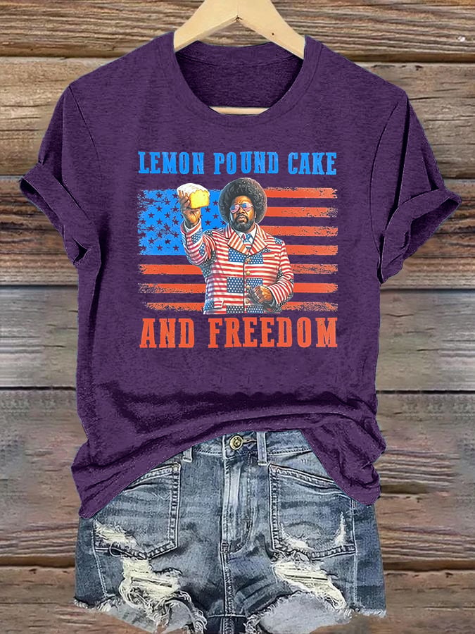 Women's   Lemon Pound Cake  Printed T-Shirt