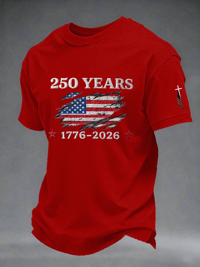 Men's Casual Printed Short-Sleeve T-Shirt