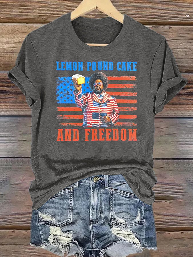 Women's   Lemon Pound Cake  Printed T-Shirt