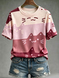 Women's Animal Print Casual Top