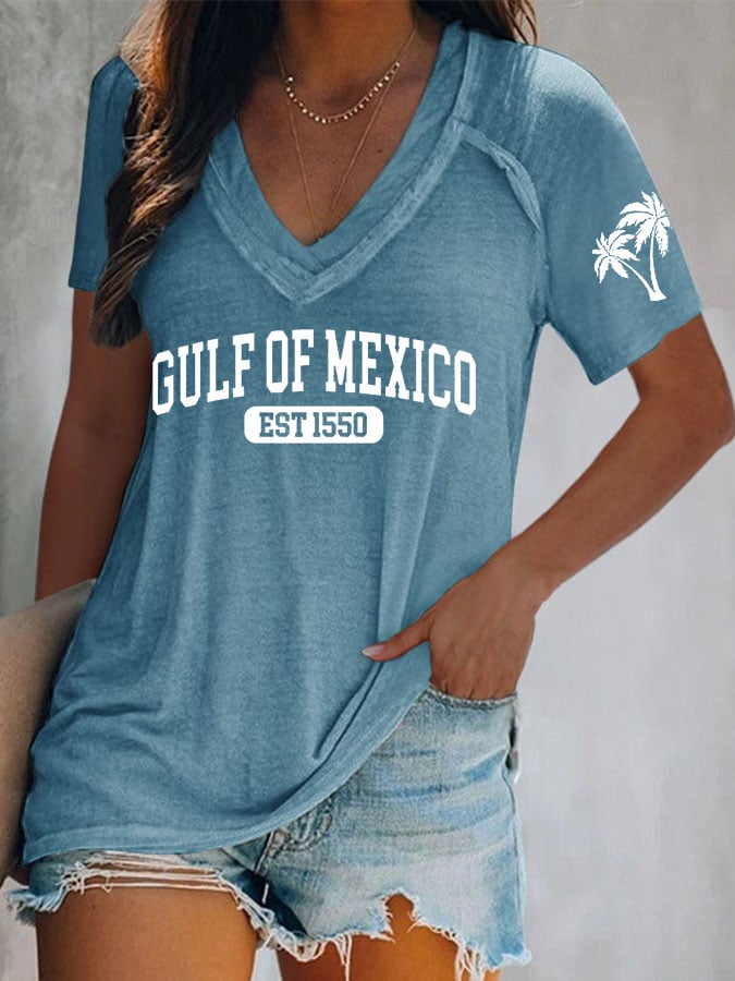 Women's Gulf Of Mexico Print T-Shirt