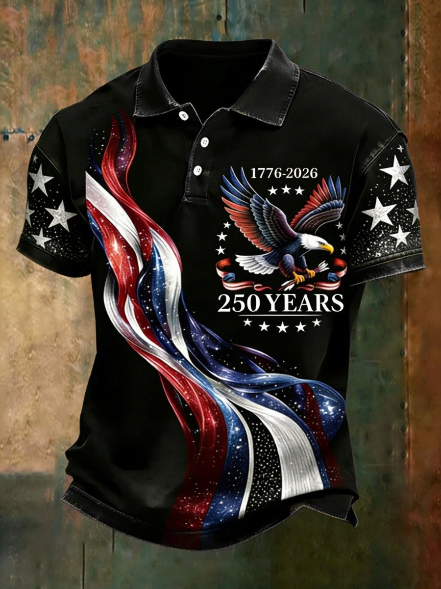 Men's 250th Anniversary Casual Polo Shirt