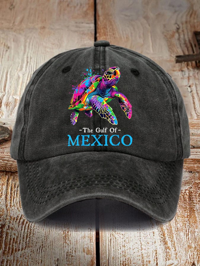 Gulf Of Mexico Print Baseball Cap