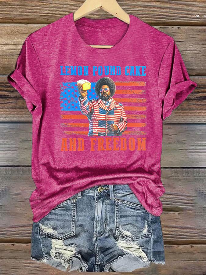 Women's   Lemon Pound Cake  Printed T-Shirt