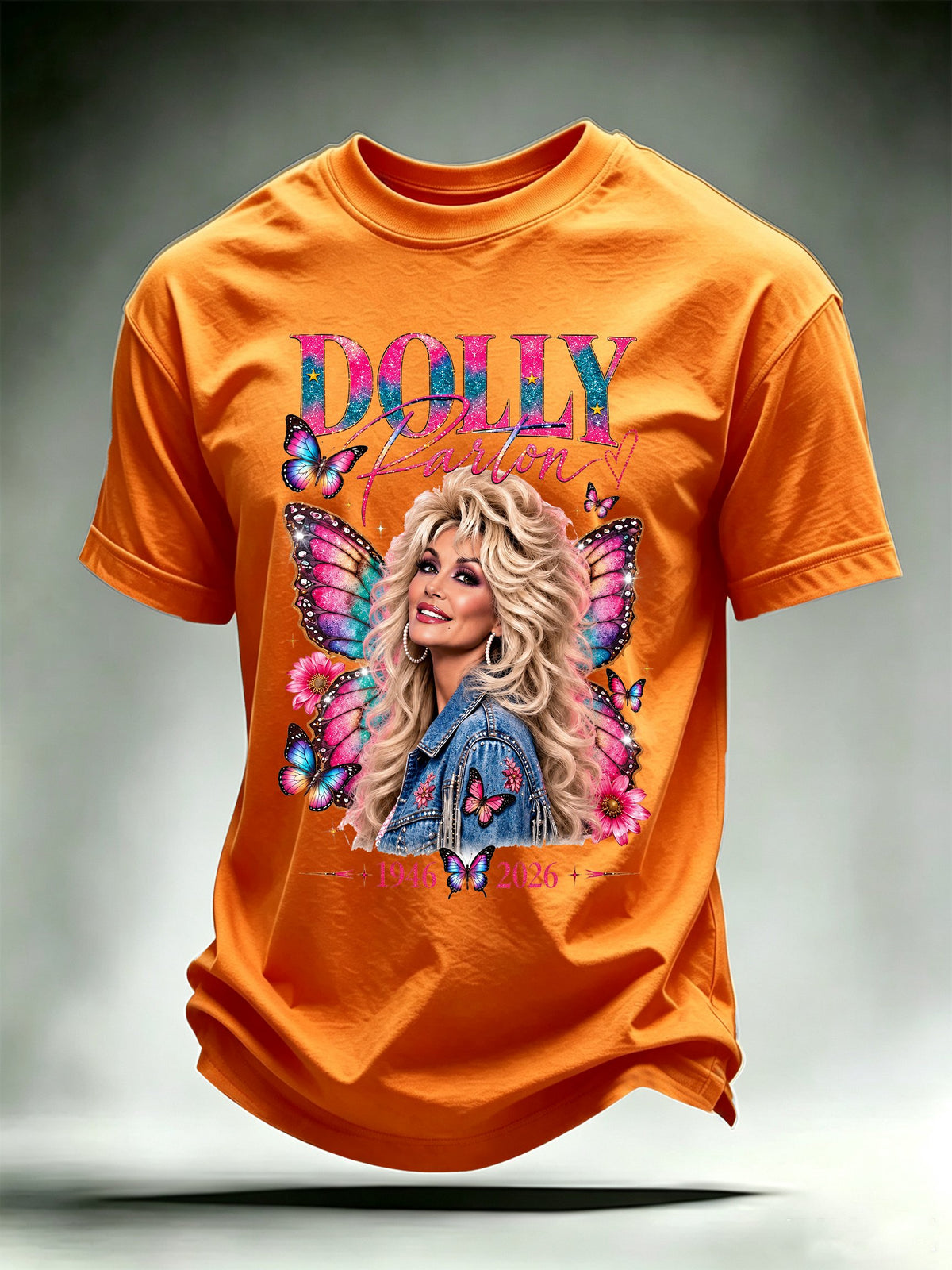 Men's Vintage Country Music Tribute Parton Tour T-Shirt