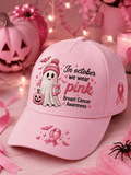 Unisex Breast Cancer Awareness Print Hat