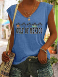 Women's Gulf Of Mexico Print Tank Top