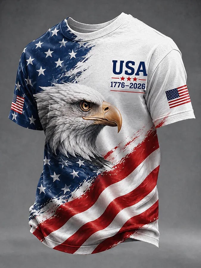 Men'S 250Th Anniversary Printed T-Shirt From The United States