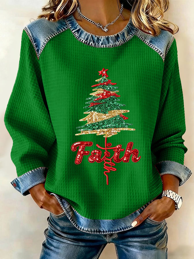 Women's Christmas Faith Casual Sweatshirt