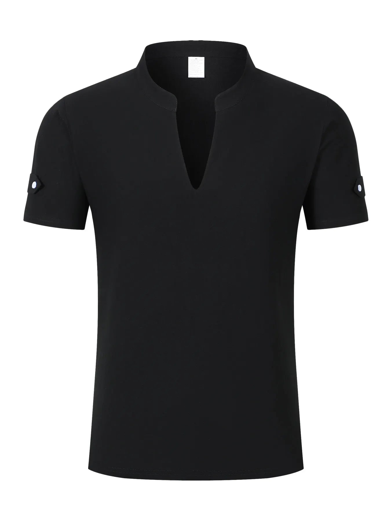 Men's Casual V-Neck Short-Sleeve Shirt