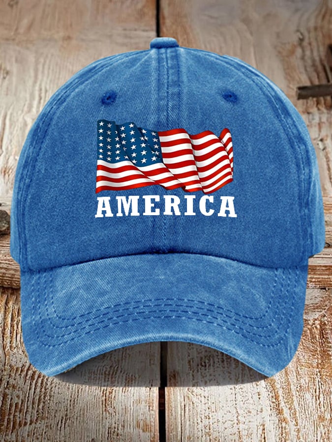 Retro I Identify As An American Print Baseball Cap
