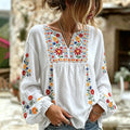 Women's Bohemian Floral Print Casual T-shirt