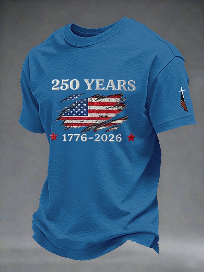 Men's Casual Printed Short-Sleeve T-Shirt