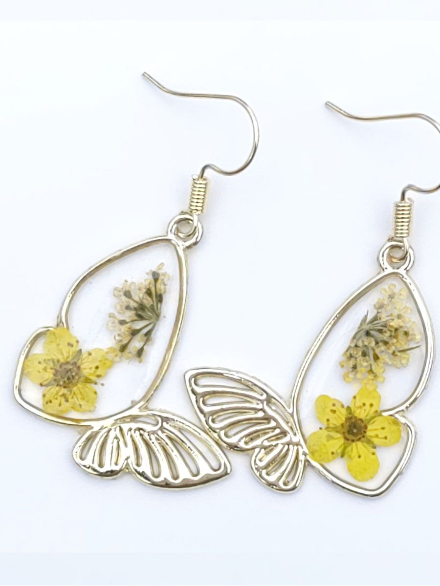 Alzheimer's Awareness Dementia Forget Me Not Earrings