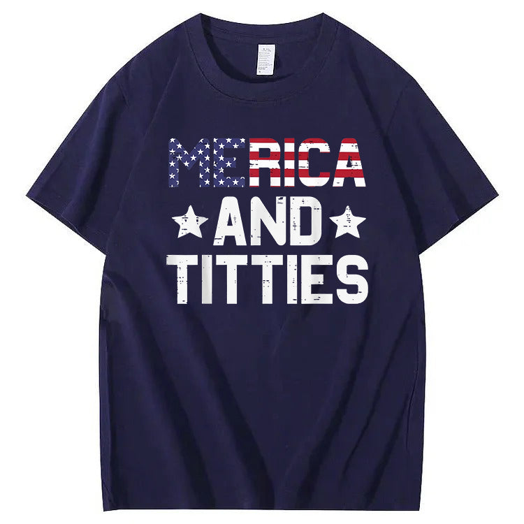 Merica And Titties T-Shirt