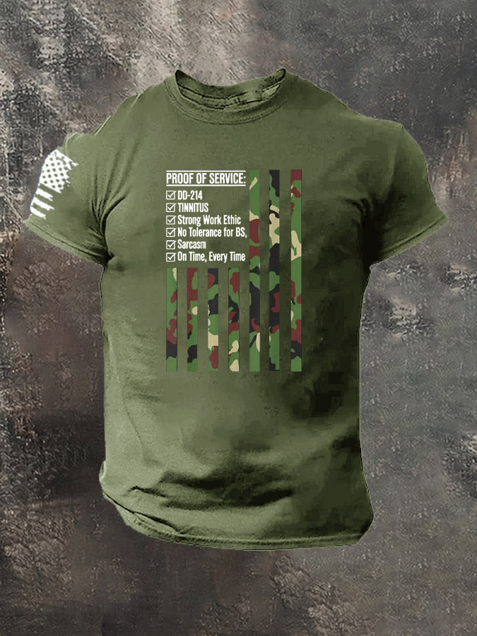Proof Of The Service Pattern 100% Cotton T-Shirt