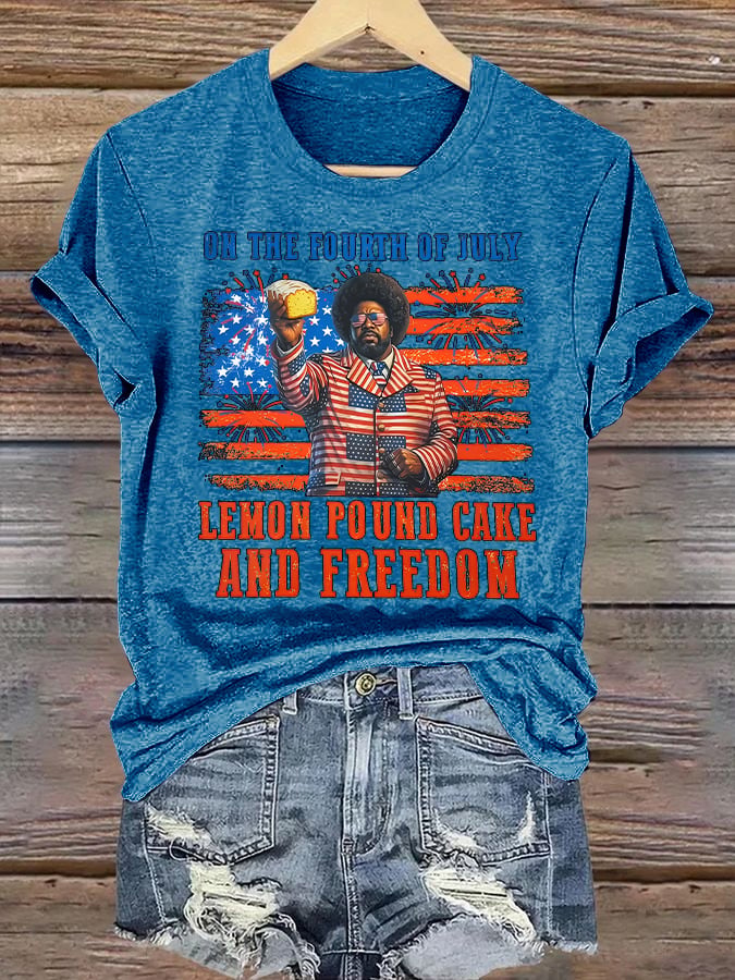 Women's   Lemon Pound Cake  Printed T-Shirt