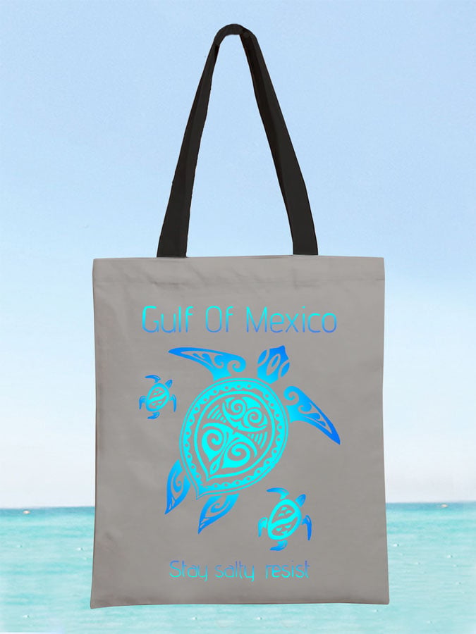 Unisex Gulf Of Mexico Casual Canvas Bag