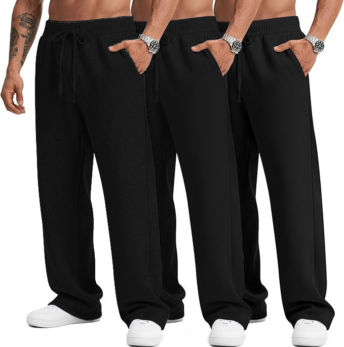 Men's Loose Fitting Casual Pants for Relaxed Fit Oversize Clothing Comfortable Drawstring Lounge