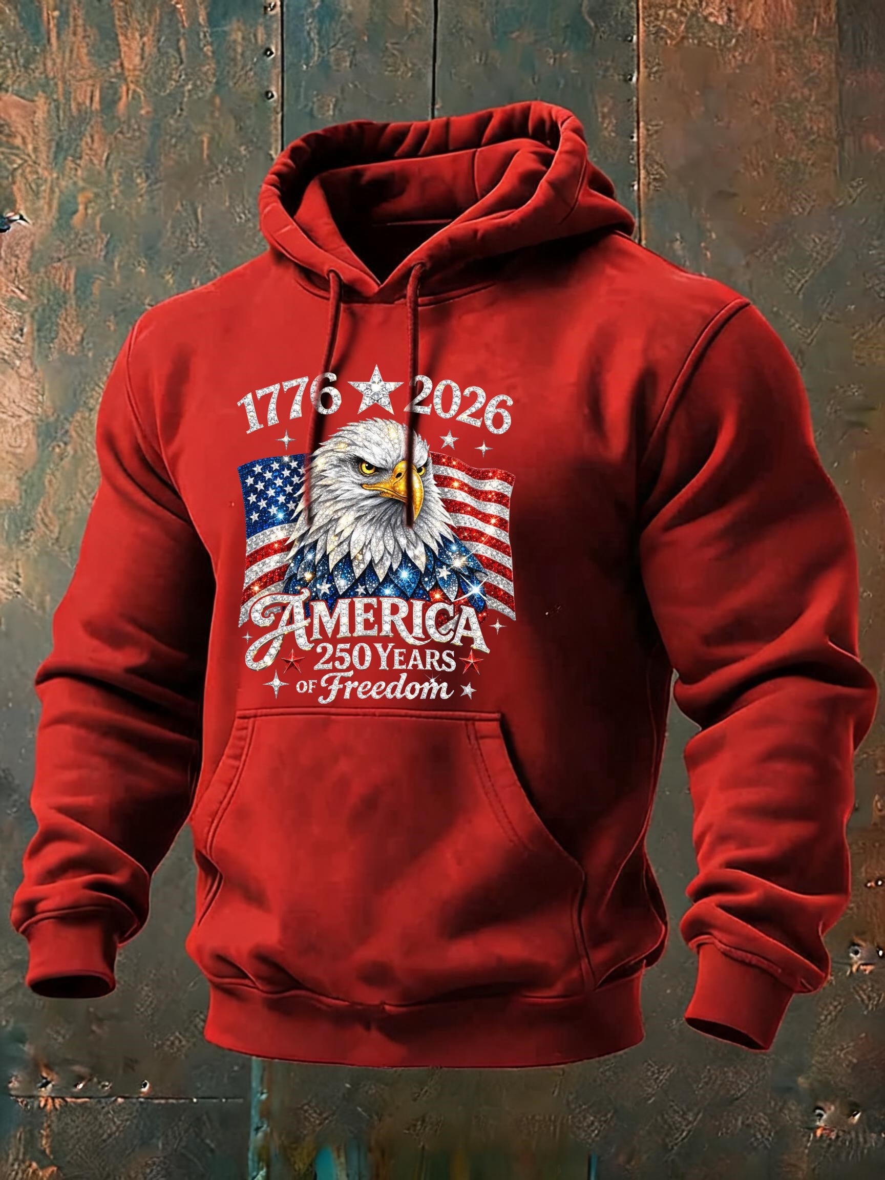 250th Anniversary Of American Freedom Cotton Hoodie