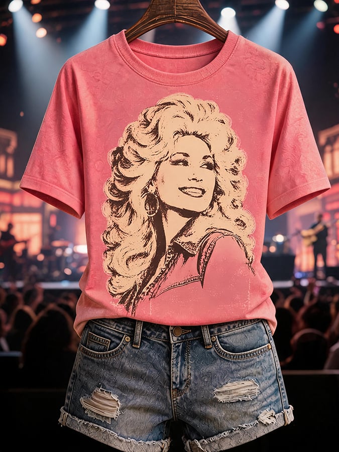 Country Singer Commemorative Printed T-Shirt