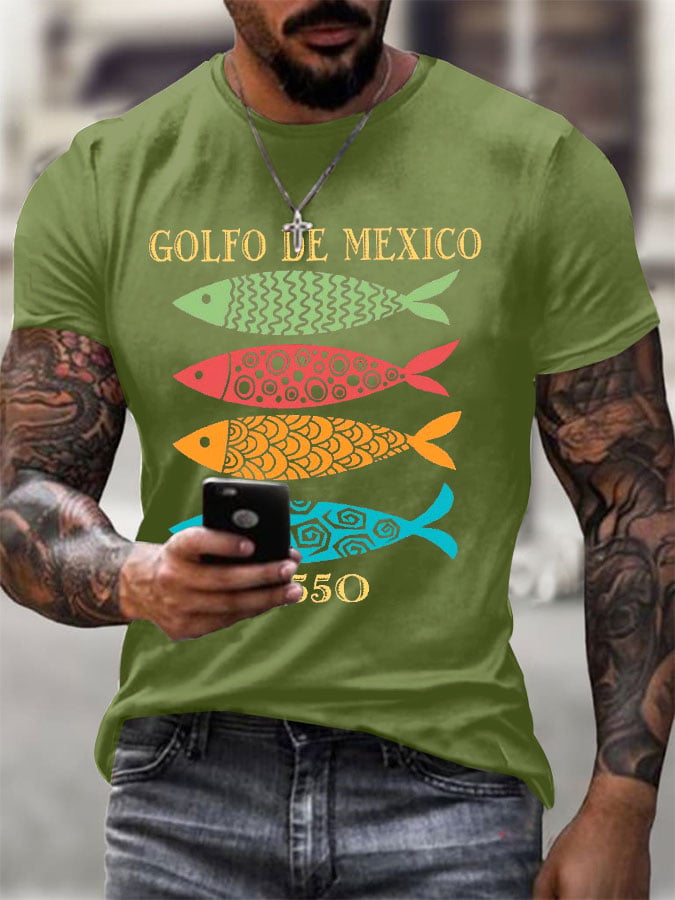 Men's Gulf Of Mexico Print T-Shirt
