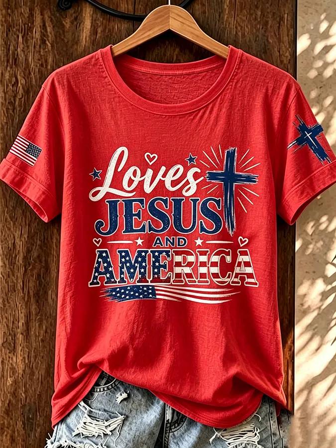 Women's Casual Faith Graphic Print T-Shirt